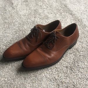Men’s brown also dress work shoes size 10.5